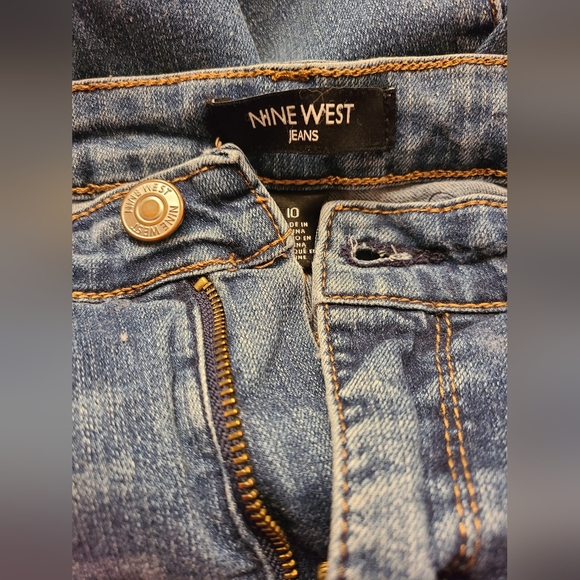 Nine West size 10 blue jeans 👖 - Picture 3 of 11